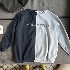 Mayfair Crewneck - say less, mean more